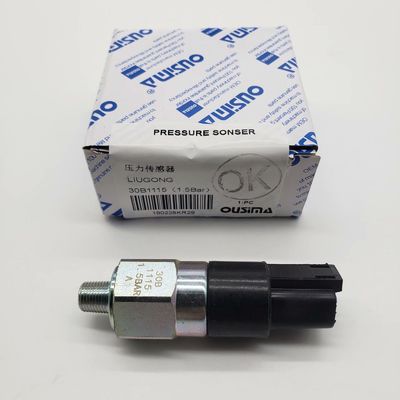 OUSIMA 30B1115 Excavator Parts Pressure Sensor For LIUGONG 30B1115(1.5 Bar)  Pressure Switch