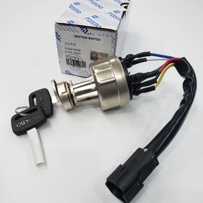 HYUNDAI Excavator Ignition Switch , Electrical Ignition Switch 21N4-10430 21N4-1040