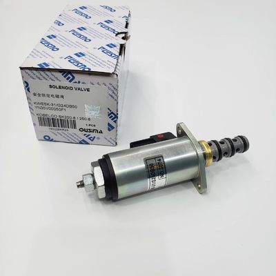 OUSIMA Hydraulic Pump Solenoid Valve KWE5K-31 G24DB50 YN35V00050F1 With Red Point For Kobelco SK200-8 SK250-8